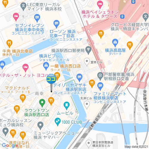 店舗エイド 東海道本線 横浜 4階